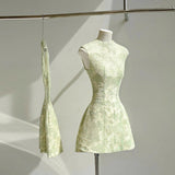 Simple A line Scoop Lace Short White Mini Formal 8th Grade Homecoming Dresses Middle School Cocktail Dress Hoco Outfits HZ1121