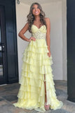 Sweetheart Neck Chiffon Lace Blue Long Prom Dress, Blue Long Graduation Dress HZ1024
